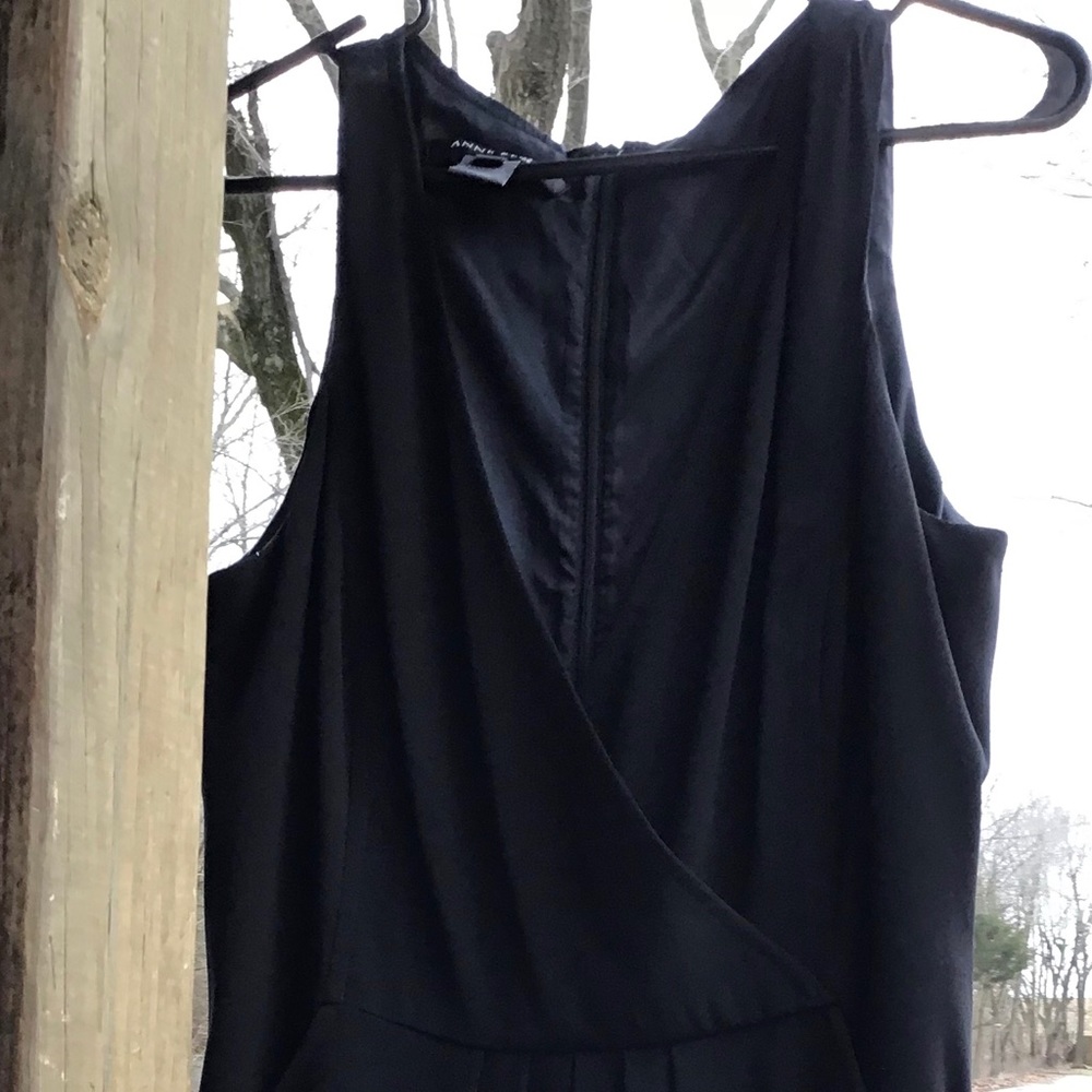 Anne Klein Size 14 Black Dress